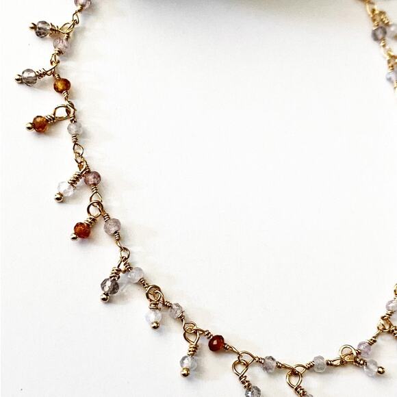 NEW FP x Luna Norte Mixed Stone Anklet Set - Picture 2 of 13